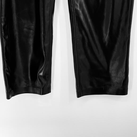 Joie Faux Leather Women’s Pants, EUC, Black, Sz. 12 - Picture 6 of 15
